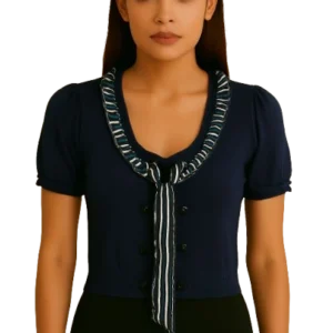 women’s stylish navy t shirt