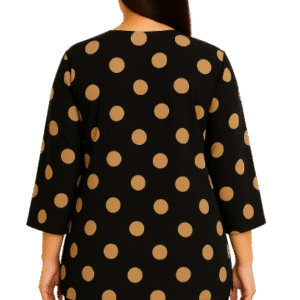 women's vintage polka dot shirt