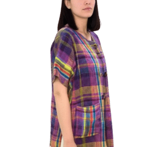 boho patchwork cotton shirt for women