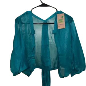 women’s sheer teal shrug
